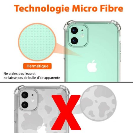 coque-transparente-iphone-11-coins-renforcees-micro-fibre-anti-traces-sans-bulle-dair