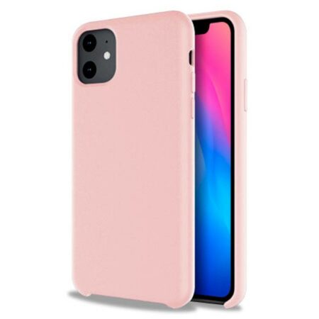 coque-rigide-silicone-rose-iphone-11